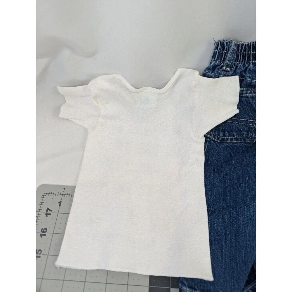Oshkosh Baby Denim Jeans 6 9 months Spencer Florida T Shirt Med Set